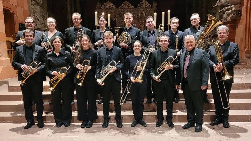 Das Nordbadische Blechbläserensemble gastiert in der Erlöserkirche. - © Nordbadisches Blechbläserensemble