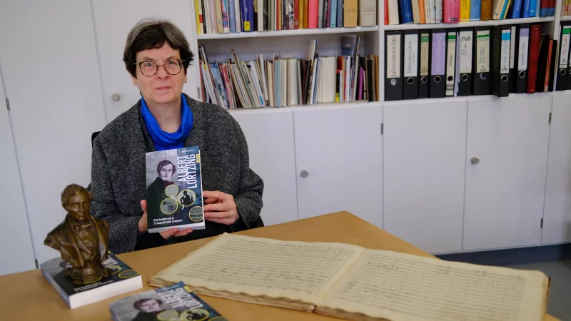 Dr. Irmlind Capelle ist Lortzing-Expertin - und stellt ihr neues Buch vor. - &copy; Sven Koch