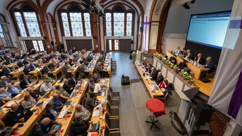 Im Assapheum in Bielefeld tagt j&auml;hrlich im November die Synode der EKvW. - &copy; epd