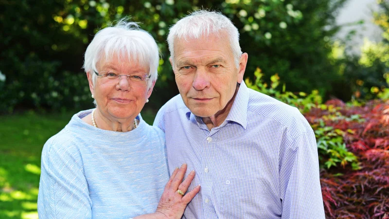 Brigitte und Hans-Joachim K&ouml;hlers feiern Goldene Hochzeit. - &copy; Nicole Ellerbrake