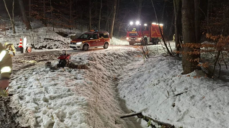 Bei einem Jagdunfall ist ein Paderborner in Warburg (Kreis H&ouml;xter) t&ouml;dlich verletzt worden. - &copy; Feuerwehr Warburg