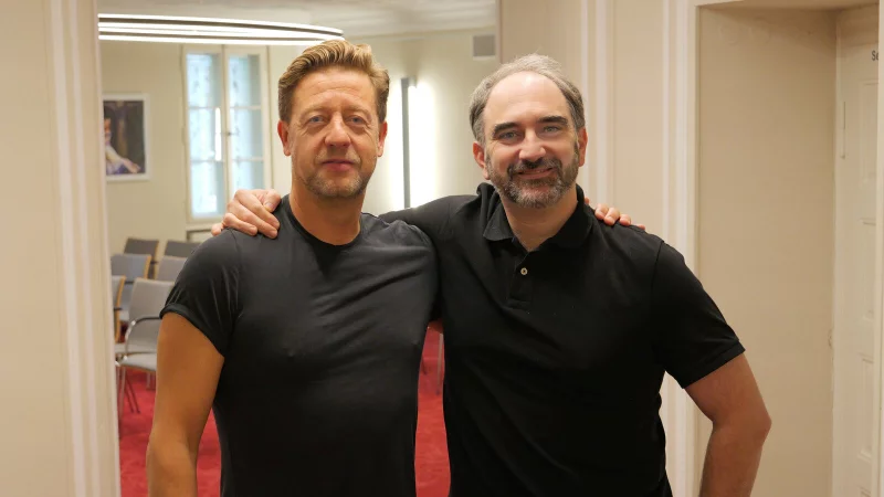 Generalmusikdirektor Per-Otto Johansson und Chordirektor Francesco Damiani. - &copy; Thomas Kr&uuml;gler