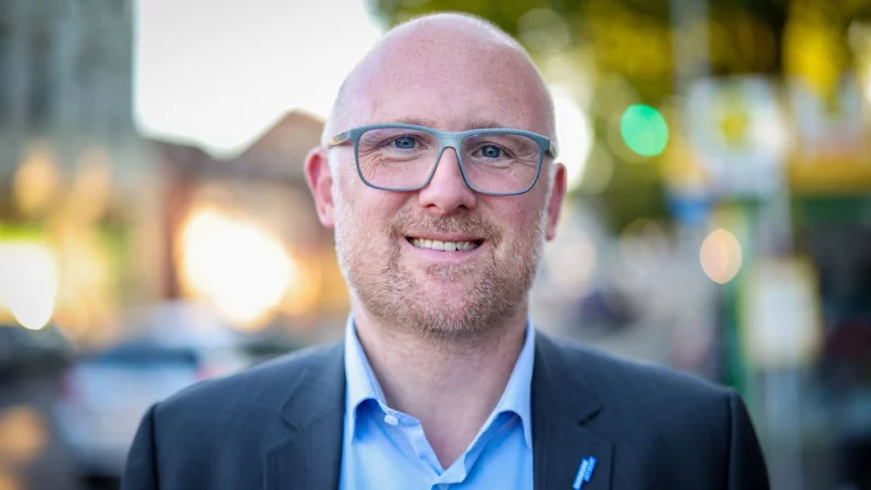 Duisburgs wiedergew&auml;hlter Oberb&uuml;rgermeister S&ouml;ren Link (SPD) erfreut sich seit Monaten zunehmender Beliebtheit. - &copy; Christoph Reichwein/dpa