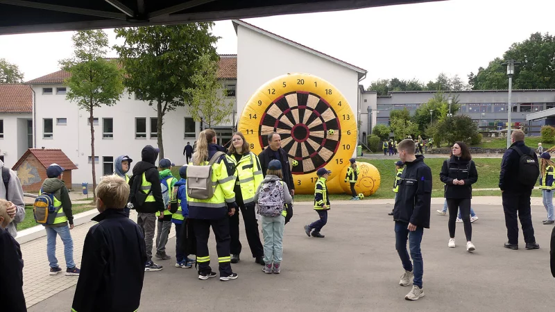 Das Fu&szlig;ball-Darts geh&ouml;rte zu den beliebtesten Aufgaben. - &copy; Rudi Rudolph