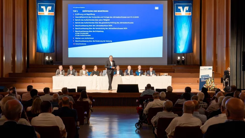 Volksbank-Vertreterversammlung in der Konzerthalle. - © Volksbank Bad Salzuflen