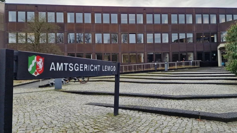 Zur K&ouml;rperverletzungs-Verurteilung im Mai 2024 kam f&uuml;r einen Salzufler nun vor dem Lemgoer Amtsgericht Lemgo auch noch eine Verurteilung wegen Urkundenf&auml;lschung dazu. - &copy; Archivbild: Katrin Kantelberg