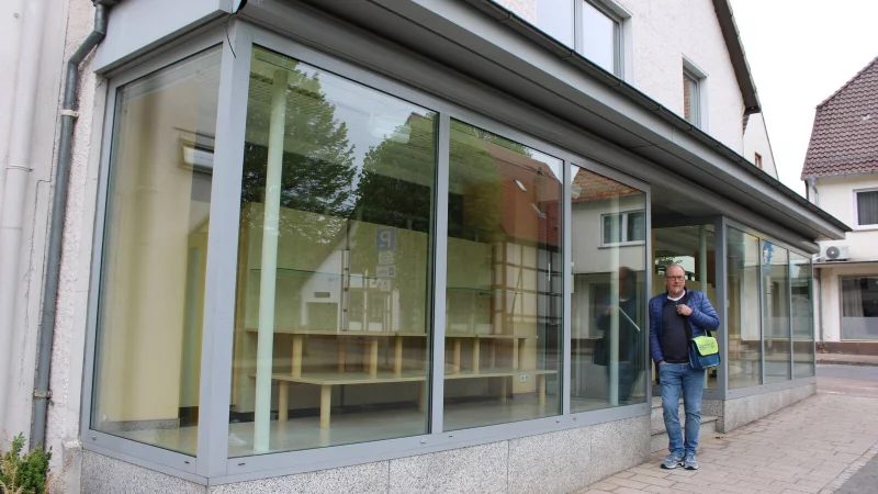 Für die Geschäftsräume, in denen sich bis vor Kurzem noch Schuh Bürger befand, wird ein neuer Mieter gesucht. I - © Lorraine Brinkmann