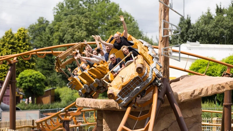 Braus & Saus - so hei&szlig;t die neue Achterbahn im Potts Park in Minden. - &copy; Potts Park