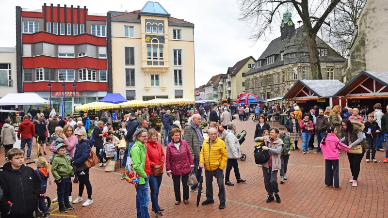 Die FDP hat Ideen für den Wochenmarkt in Lage. - © Nicole Ellerbrake