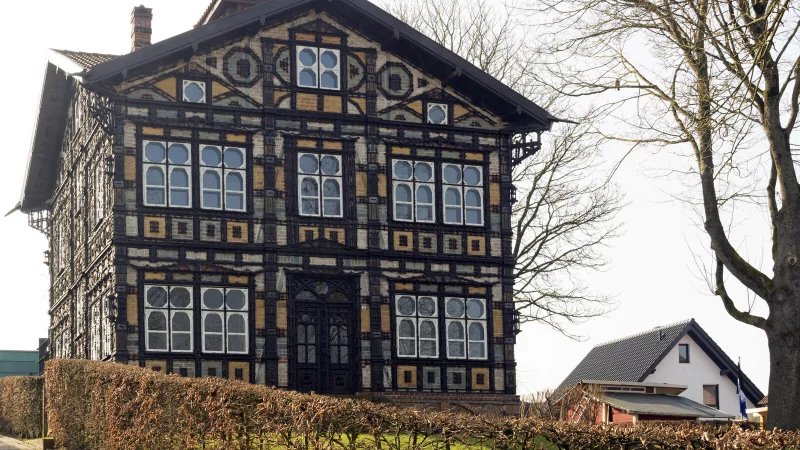 Das Museum Junkerhaus in Lemgo beeindruckt mit seiner einzigartigen Architektur und ist nun Teil des inklusiven Angebots Bei Anruf Kultur. - &copy; Stadt Lemgo