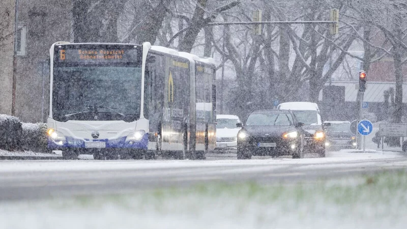 F&uuml;rs Wochenende wird ein Wintereinbruch erwartet. Im Januar 2025 schneite es zuletzt, etwa hier in Paderborn. - &copy; Niklas T&uuml;ns