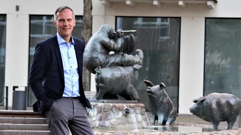 Patrick Schlüter aus Versmold ist neuer NRW-Vorsitzender der Gewerkschaft der Polizei. - © Lukas Brekenkamp
