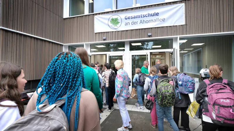 In der Gesamtschule an der Ahornallee in G&uuml;tersloh wird aktuell &uuml;ber die Etablierung eines neuen Konzepts f&uuml;r den Sportunterricht diskutiert. - &copy; Andreas Fr&uuml;cht