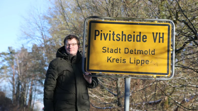 Nils Werthm&ouml;ller ist neuer Ortsb&uuml;rgermeister von Pivitsheide V.H.. - &copy; Bildrechte: Nils Werthm&ouml;ller