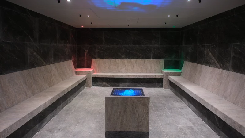 Das nagelneue t&uuml;rkische Dampfbad, das Hammam, der Bali-Therme soll am 1. Juni 2026 &ouml;ffnen. - &copy; Ulf Hanke