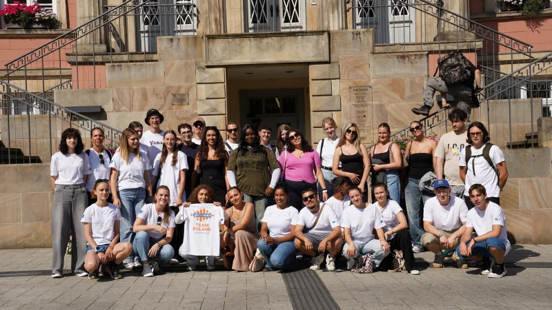 Jugendliche aus acht europ&auml;ischen L&auml;ndern diskutierten eine Woche lang gemeinsam die Zukunft Europas. - &copy; Stadt Detmold