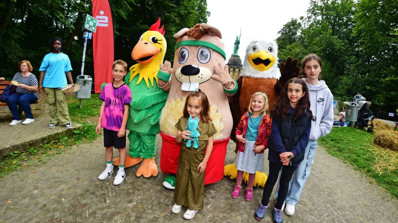 So sch&ouml;n war das Familienfest am Hermannsdenkmal zum 150. Geburtstag. - &copy; Nicole Ellerbrake