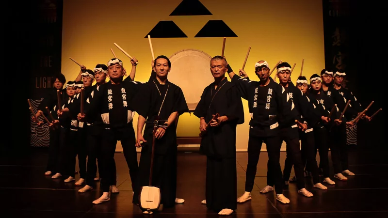 Die Taiko-Trommelgruppe "Kokubu" will jahrhundertealte Traditionsmusik mit packender Performance auf die B&uuml;hne des Kurtheaters bringen. - &copy; Fotorechte: Kokubu