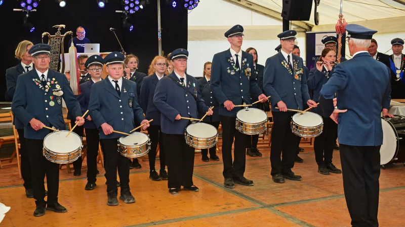 Der Spielmannszug Istrup hat sein 100-jähriges Bestehen mit einem dreitägigen Festwochenende zelebriert. - © Nicole Ellerbrake