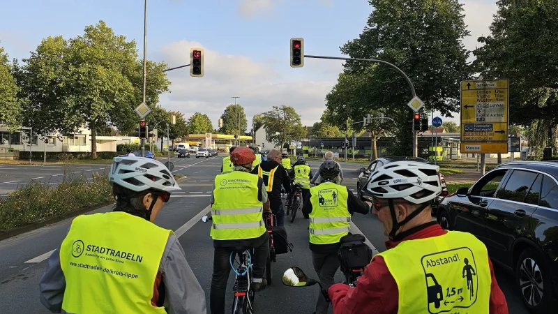 2024 wurden in Bad Salzuflen fast 180.000 Kilometer erradelt. - &copy; Stadt Bad Salzuflen