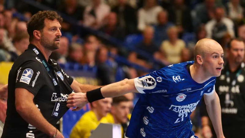 Mit der Entwicklung von Leve Carstensen ist TBV-Trainer Florian Kehrmann super zufrieden. - © Jörg Hagemann