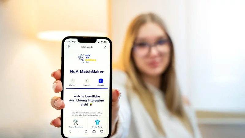 Auf der Homepage finden sich bereits jetzt hilfreiche Infos zur Nacht der Ausbildung. - &copy; Agentur Herzst&uuml;ck