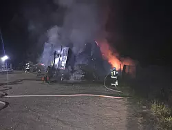 Die Einsatzkr&auml;fte der Feuerwehr waren bis in die fr&uuml;hen Morgenstunden des Pfingstmontags besch&auml;ftigt.
