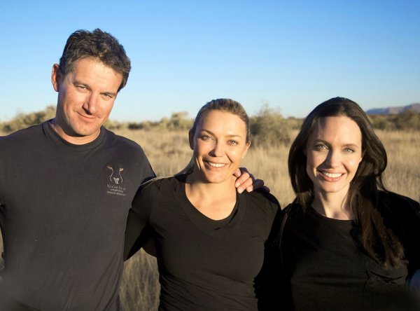 Angelina Jolie - © Foto: Naankuse Wildlife Sanctuary/dpa