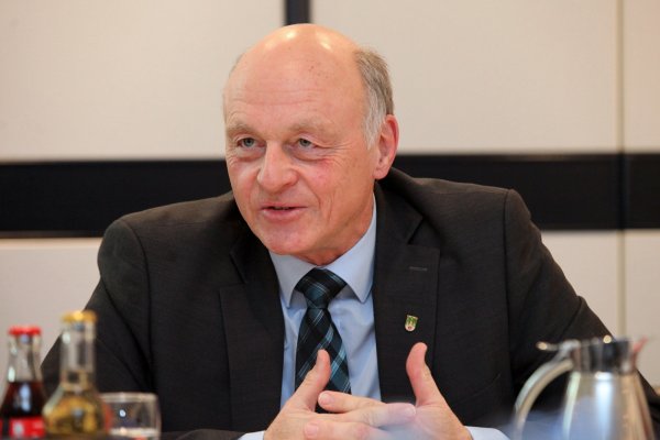 Klaus Geise hat am Donnerstag bekanntgegeben, dass er nicht noch einmal zur Bürgermeisterwahl antreten wird. - © Bernhard Preuss
