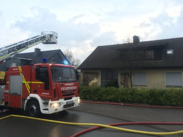 In einem Haus in der Alderstraße hat es gebrannt. - © Freiwillige Feuerwehr Lage