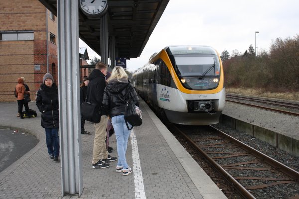 Der Lipperländer am Bahnhof Lemgo. - © Archivfoto: Freya Köhring