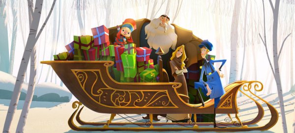 Postbote Jesper in einer Szene des spanischen Netflix-Animationsfilms "Klaus". - © Netflix/dpa
