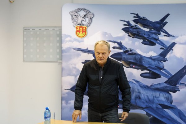 Der polnische Ministerpräsident Donald Tusk schickte erneut Kampfjets in die Luft. (Archivbild) - © Marian Zubrzycki/PAP/dpa