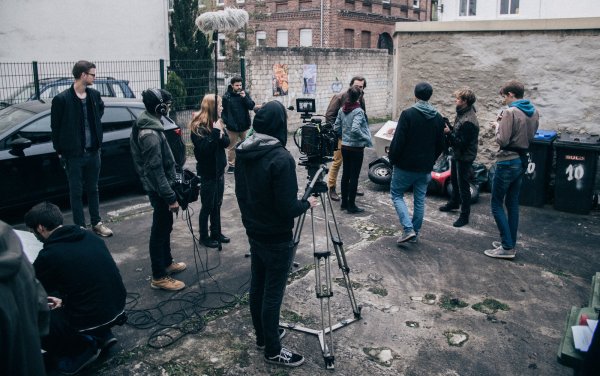 Lemgoer Studenten der Hochschule OWL drehen "Das Pizzaimperium". - © Benedict Uphoff
