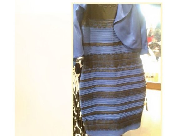 Welche Farbe hat es denn nun? Seehen Sie das Kleid in Schwarz und Blau oder als Kombination aus Weiß und Gold? - © Screenshot: Tumblr