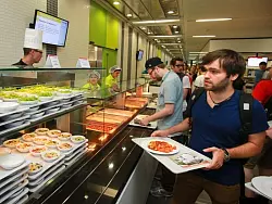 Die neue Bielefelder Mensa - &copy; FOTO: ANDREAS ZOBE