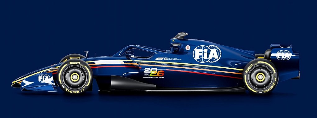 Die Fia hat ein Konzept-Auto für die Zukunft der Formel 1 vorgestellt. - © Fia/PA Media/dpa