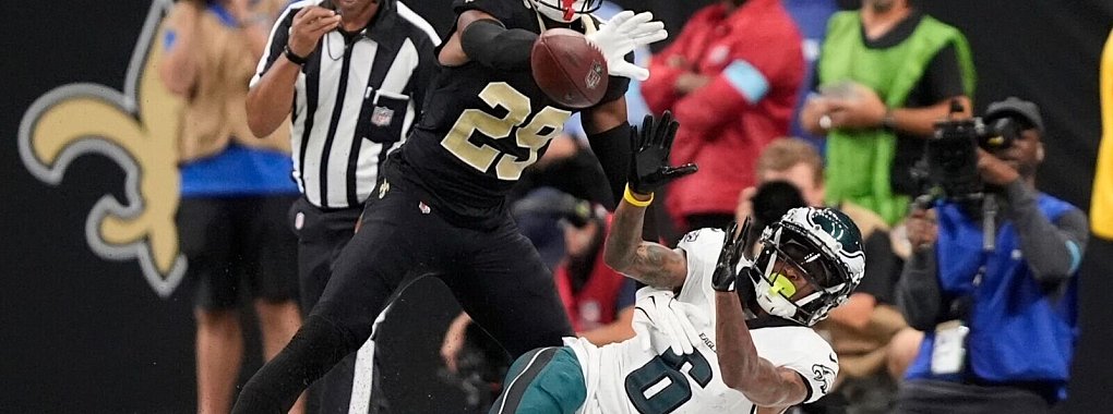 Die New Orleans Saints hatten bis kurz vor Schluss die Chance auf den dritten Saisonsieg, dann aber punkteten die Philadelphia Eagles. - © Gerald Herbert/AP