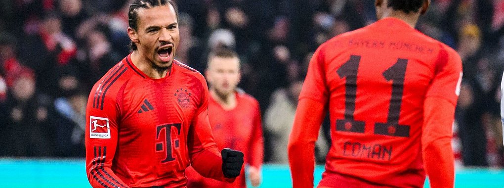 Torschütze zum 1:0 - Leroy Sané (l). - © Tom Weller/dpa