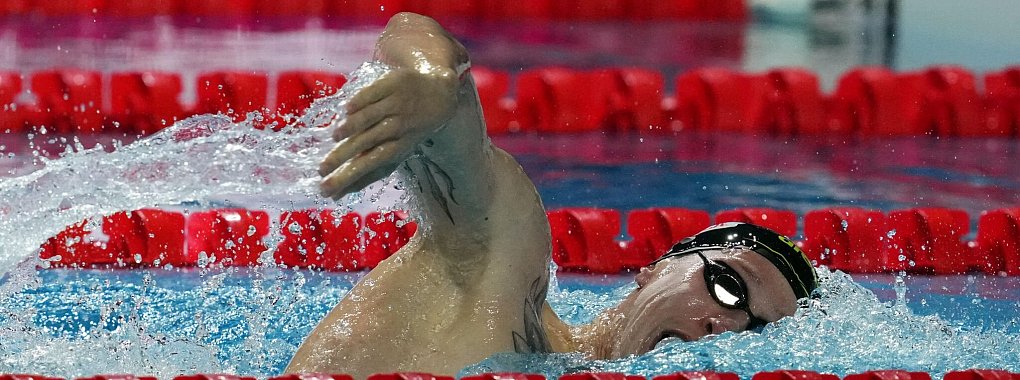 Florian Wellbrock schwimmt über 800 Meter zu WM-Silber. - © Gian Mattia D\\\'alberto/LaPresse via ZUMA Press/dpa