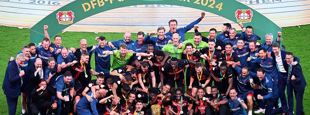 Leverkusen kr&ouml;nte die erfolgreichste Saison der Vereinsgeschichte mit dem Gewinn des DFB-Pokals. - &copy; Sebastian Christoph Gollnow/dpa