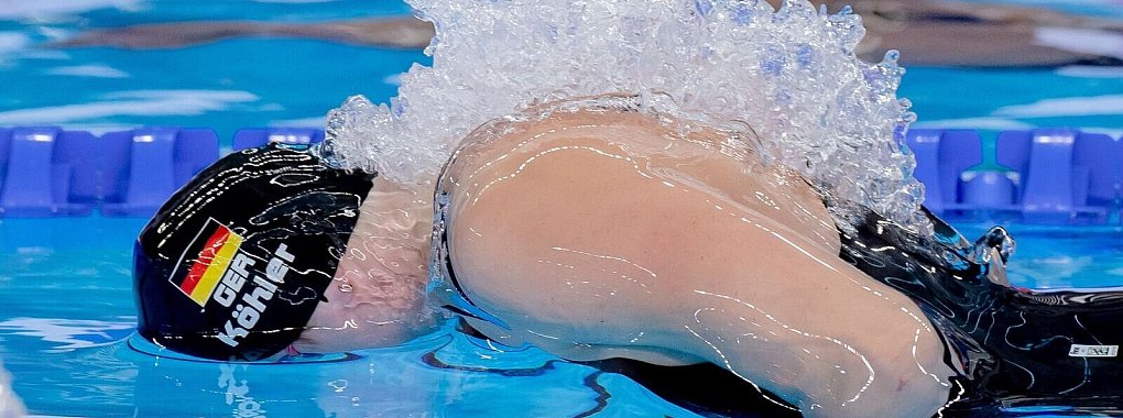 Erreichte &uuml;ber 50 Meter Schmetterling das Finale: Angelina K&ouml;hler. - &copy; Jo Kleindl/dpa