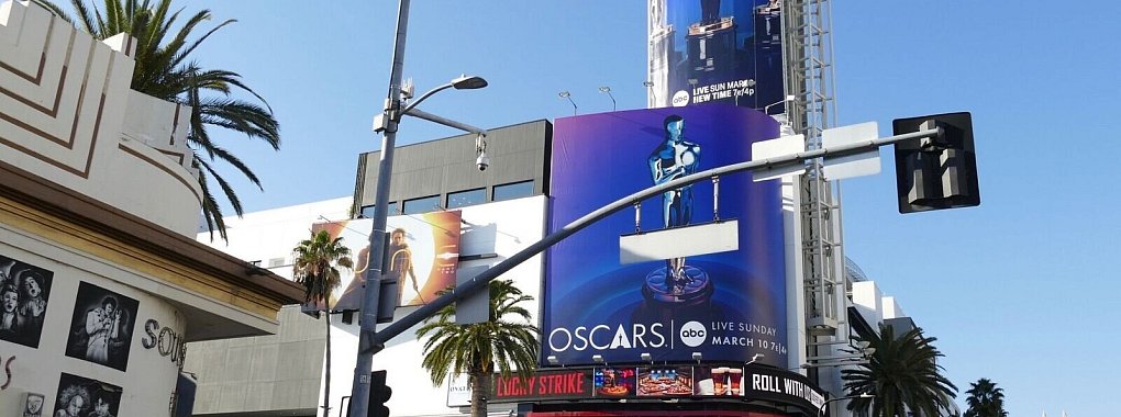 Am Hollywood Boulevard werden Vorbereitungen getroffen f&uuml;r die Verleihung der Academy Awards. - &copy; Barbara Munker/dpa
