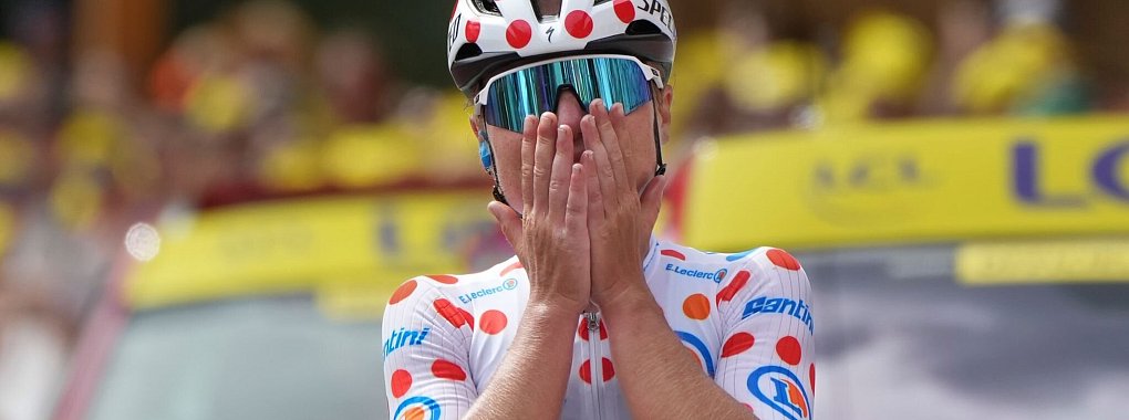 Justine Ghekiere aus Belgien gewann im Alleingang die vorletzte Etappe. - &copy; Peter Dejong/AP/dpa