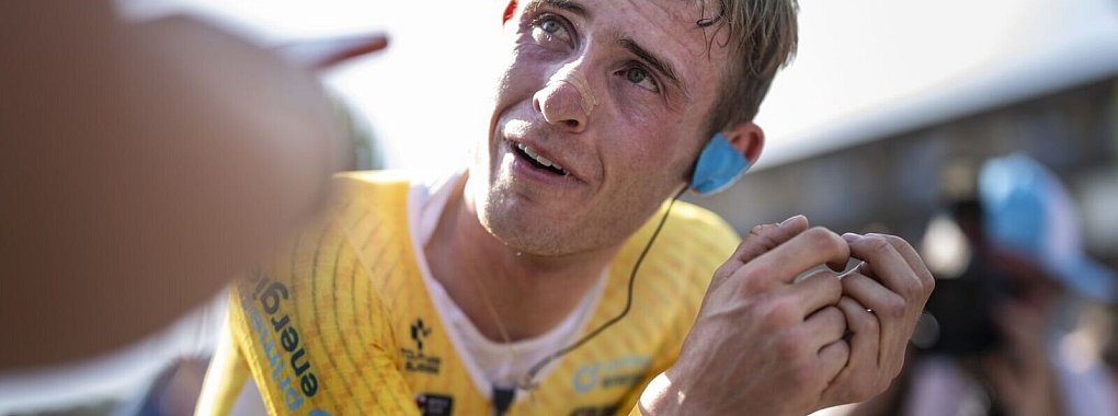 Konnte nicht an seinen Vorjahreserfolg ankn&uuml;pfen: Mattias Skjelmose. - &copy; Gian Ehrenzeller/KEYSTONE/dpa/Archiv