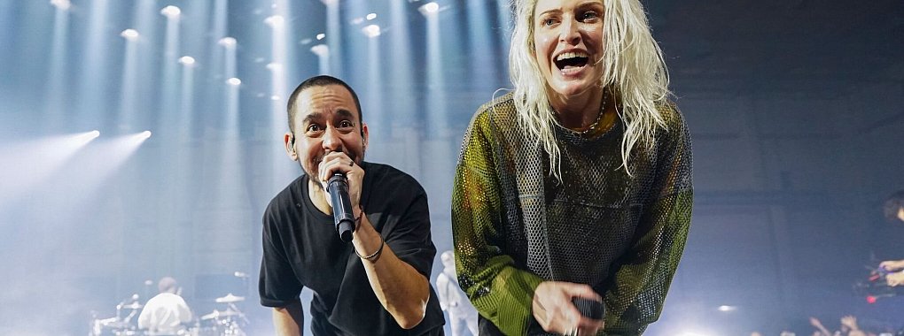 Nach sieben Jahren Pause meldete sich die US-Band Linkin Park mit einer neuen Frontfrau zur&uuml;ck. (Archivfoto) - &copy; Jordan Strauss/Invision/AP/dpa
