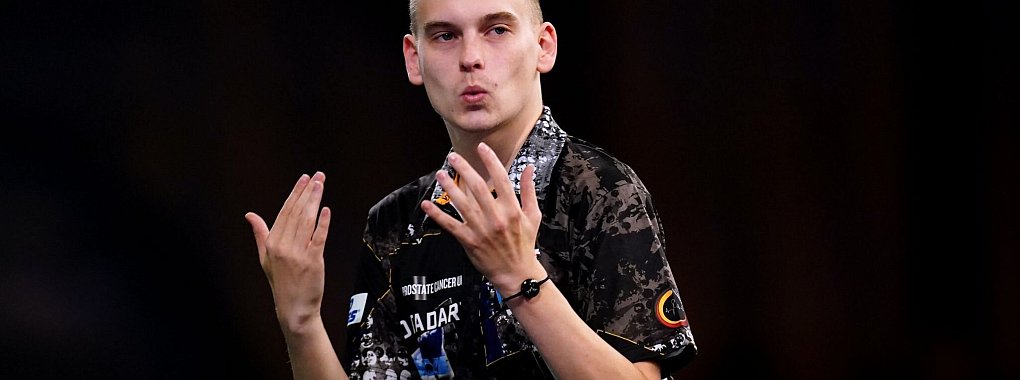 Ricardo Pietreczko geriet mit Supertalent Luke Littler aneinander. - &copy; John Walton/PA Wire/dpa