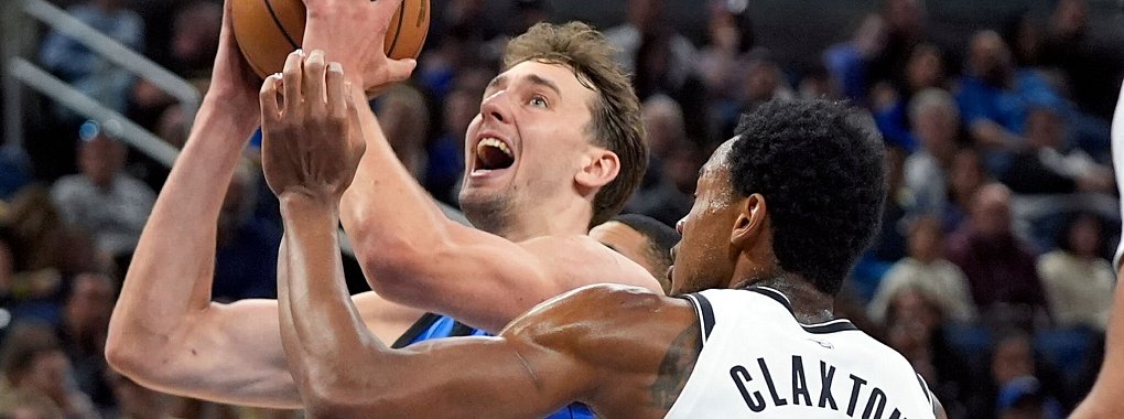 Mit 21 Punkten war Franz Wagner beim 108:81 in Orlando erfolgreichster Werfer. - © John Raoux/AP