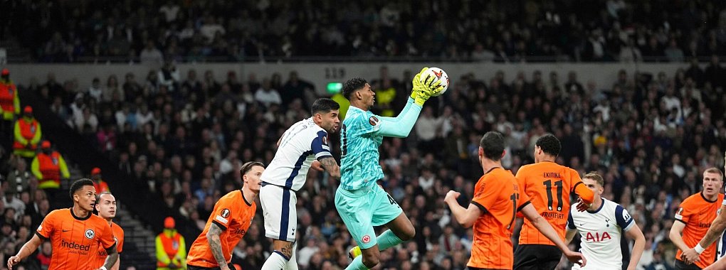 Eintracht Frankfurt muss sich im Rückspiel gegen Tottenham Hotspur steigern. - © Frank Augstein/AP/dpa