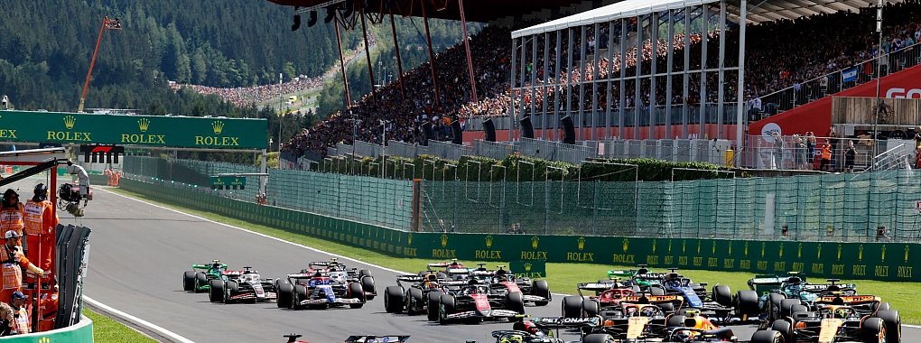 Bis 2031 bei der Formel 1 dabei: Die Rennstrecke Spa-Francorchamps. - © Geert Vanden Wijngaert/AP/dpa